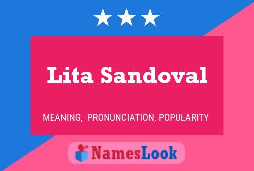 Póster del nombre Lita Sandoval