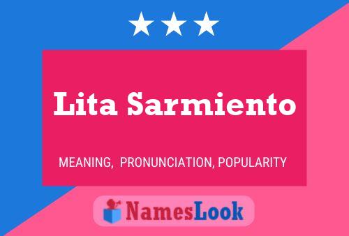 Póster del nombre Lita Sarmiento