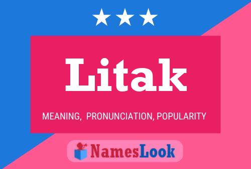 Póster del nombre Litak