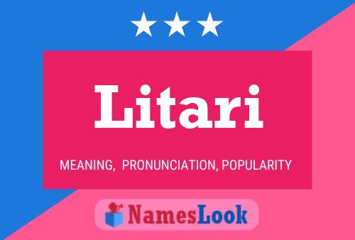 Póster del nombre Litari