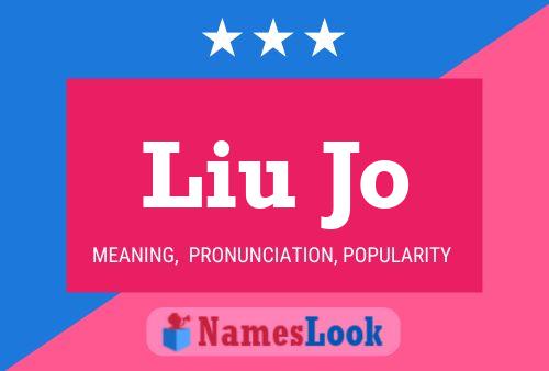 Póster del nombre Liu Jo