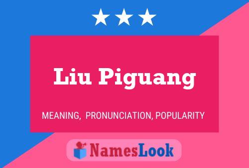 Póster del nombre Liu Piguang