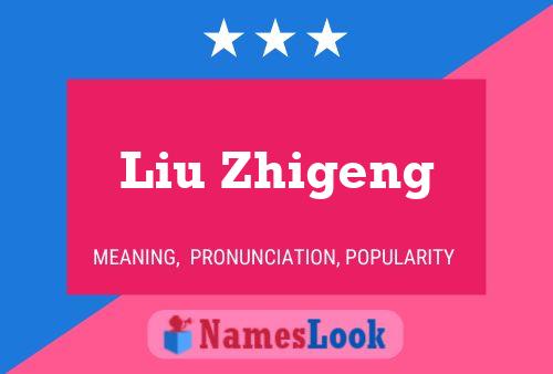 Póster del nombre Liu Zhigeng