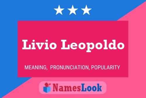 Póster del nombre Livio Leopoldo