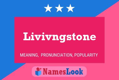 Póster del nombre Livivngstone