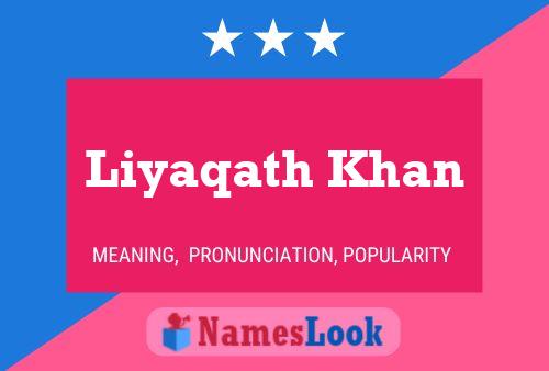 Póster del nombre Liyaqath Khan