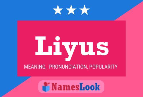 Póster del nombre Liyus