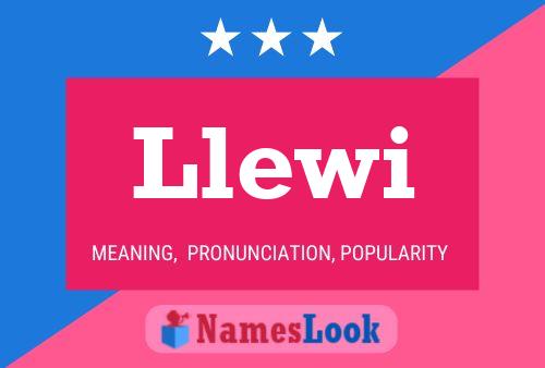 Póster del nombre Llewi