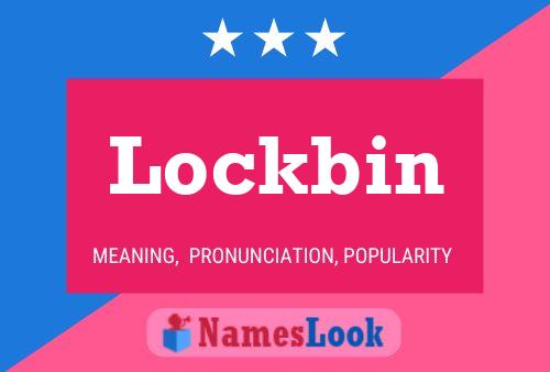 Póster del nombre Lockbin