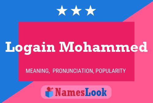 Póster del nombre Logain Mohammed