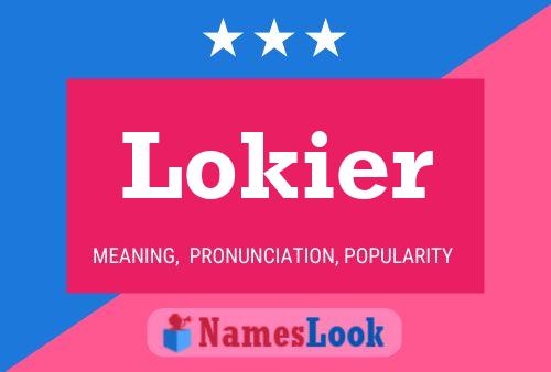 Póster del nombre Lokier