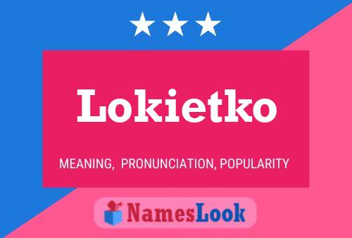 Póster del nombre Lokietko