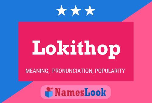 Póster del nombre Lokithop