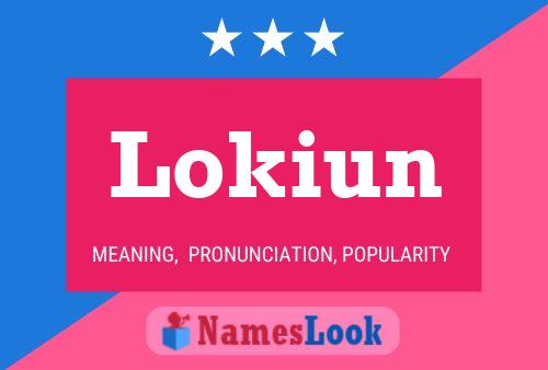 Póster del nombre Lokiun