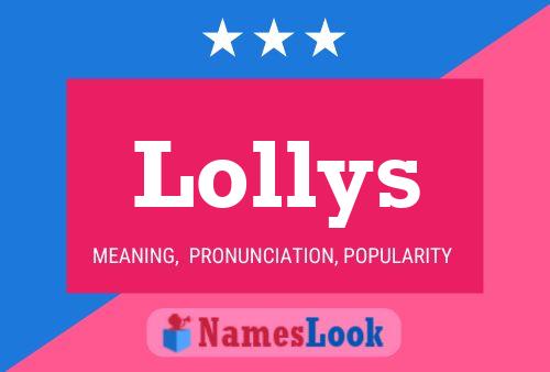 Póster del nombre Lollys