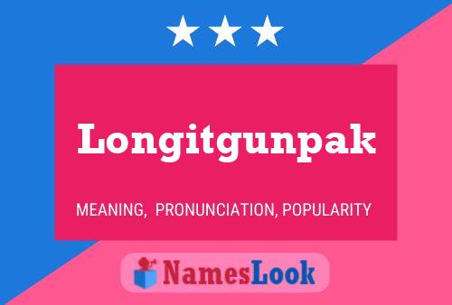 Póster del nombre Longitgunpak