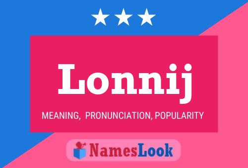 Póster del nombre Lonnij