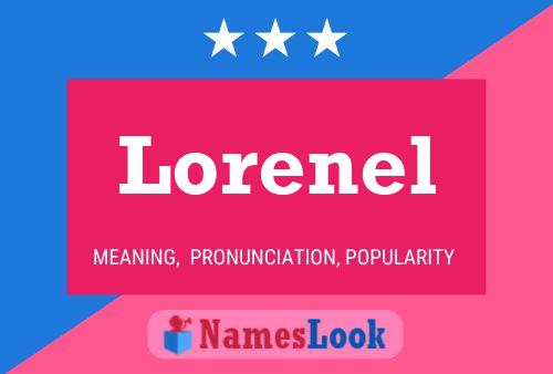 Póster del nombre Lorenel