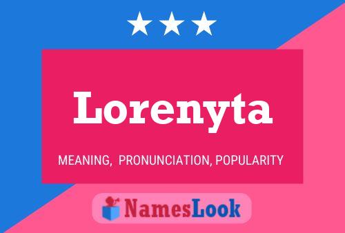 Póster del nombre Lorenyta