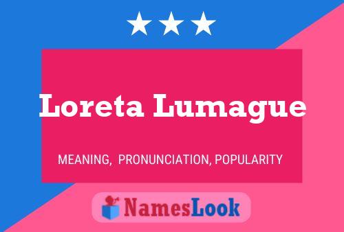 Póster del nombre Loreta Lumague