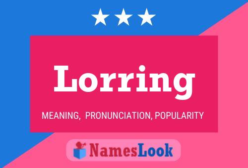 Póster del nombre Lorring