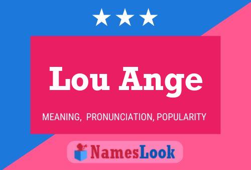 Póster del nombre Lou Ange