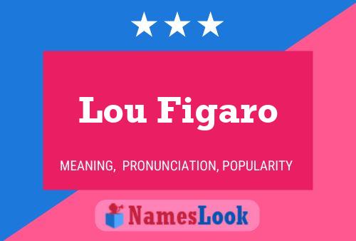 Póster del nombre Lou Figaro