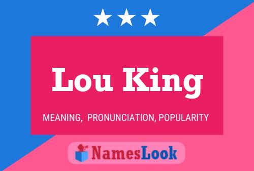 Póster del nombre Lou King