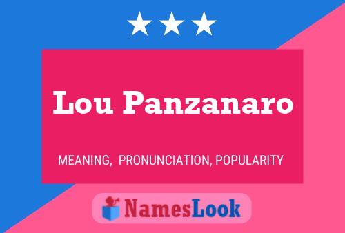 Póster del nombre Lou Panzanaro