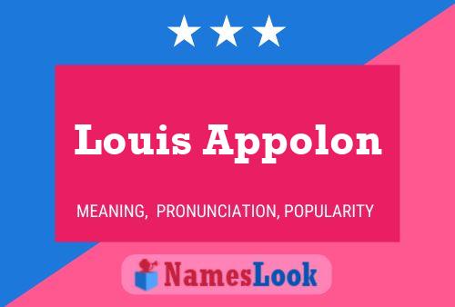 Póster del nombre Louis Appolon