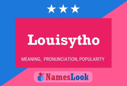 Póster del nombre Louisytho