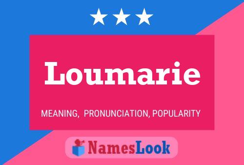 Póster del nombre Loumarie