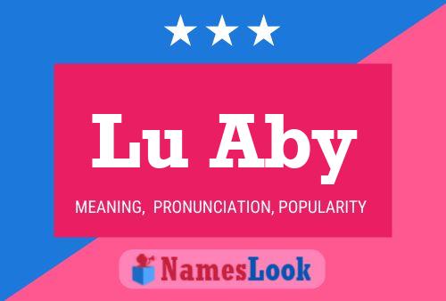 Póster del nombre Lu Aby