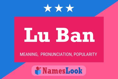 Póster del nombre Lu Ban