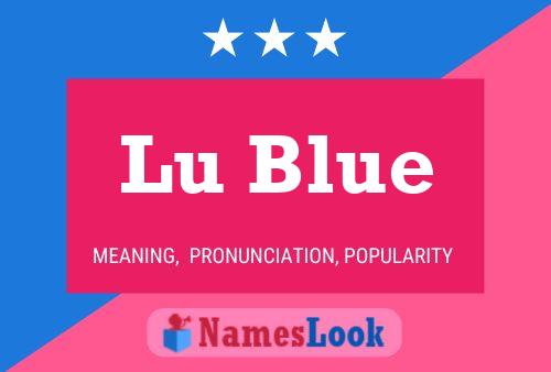 Póster del nombre Lu Blue