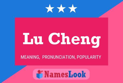 Póster del nombre Lu Cheng