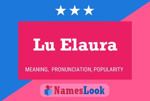 Póster del nombre Lu Elaura