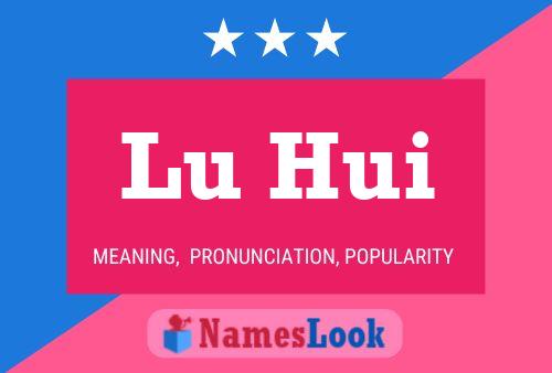 Póster del nombre Lu Hui