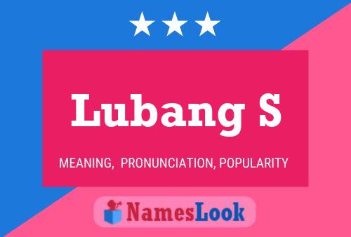 Póster del nombre Lubang S