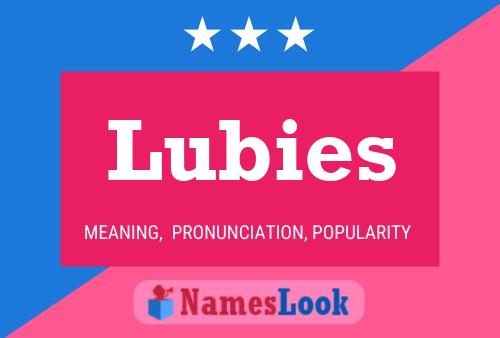 Póster del nombre Lubies