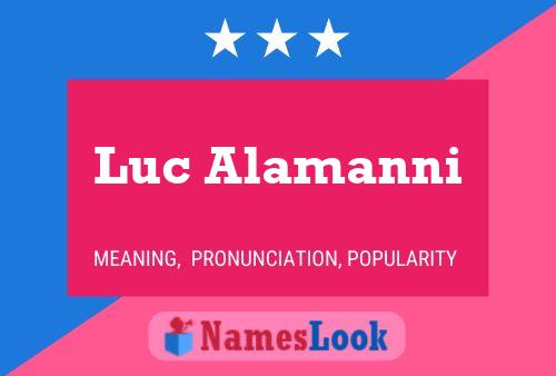 Póster del nombre Luc Alamanni