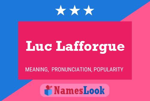 Póster del nombre Luc Lafforgue