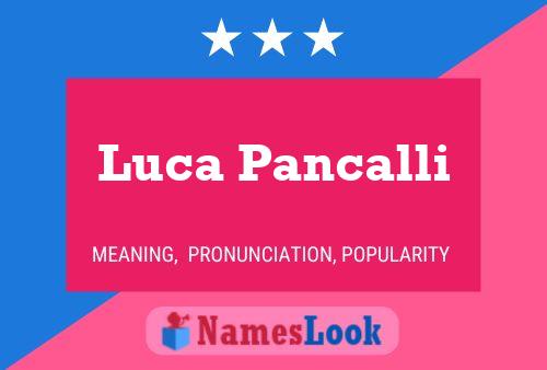 Póster del nombre Luca Pancalli