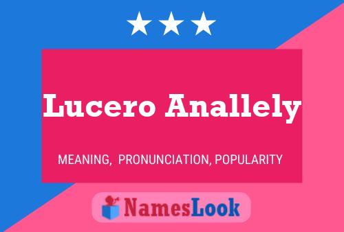 Póster del nombre Lucero Anallely