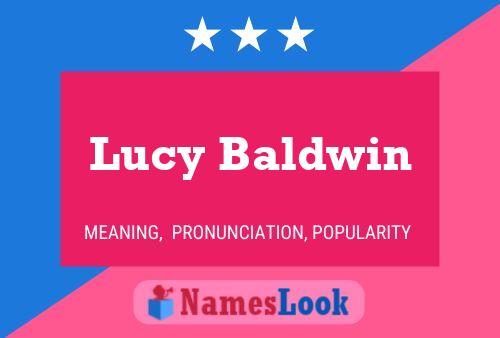 Póster del nombre Lucy Baldwin