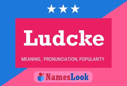 Póster del nombre Ludcke