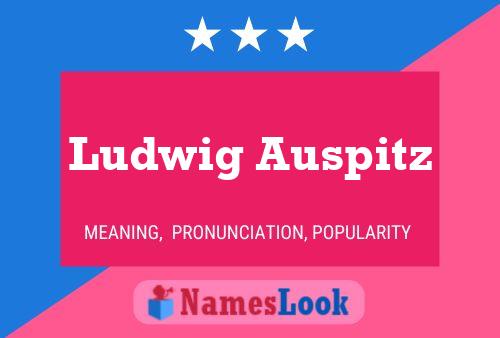 Póster del nombre Ludwig Auspitz