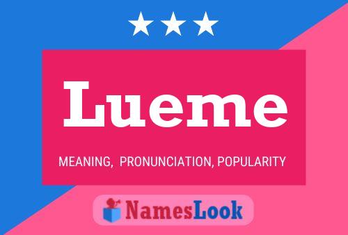 Póster del nombre Lueme