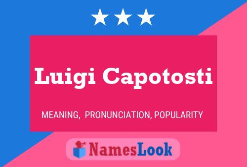 Póster del nombre Luigi Capotosti