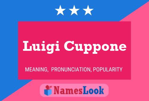 Póster del nombre Luigi Cuppone